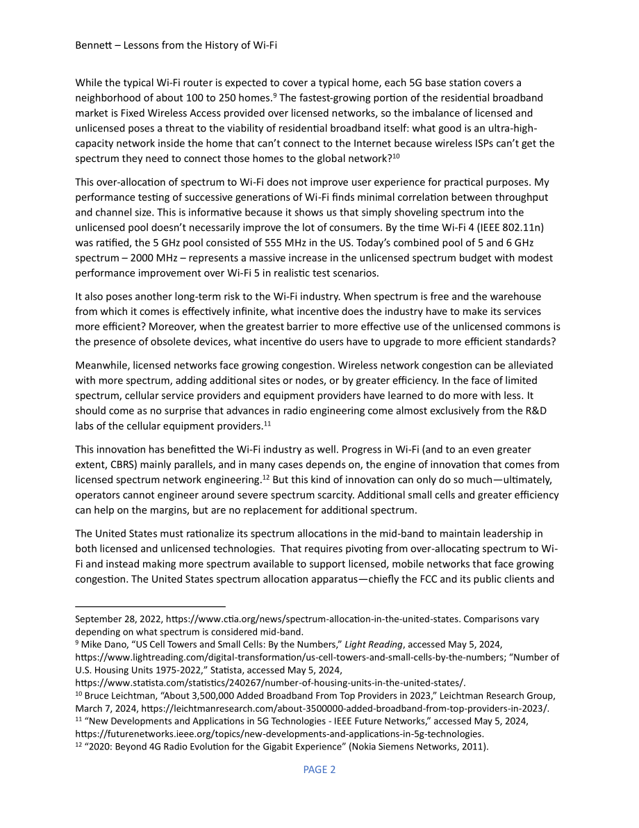CTIA：2024 Wi-Fi历史的经验教训分析报告：中频频谱的过度分配-如何优化频谱分配及利用率（英文版）（22页）.pdf_第3页