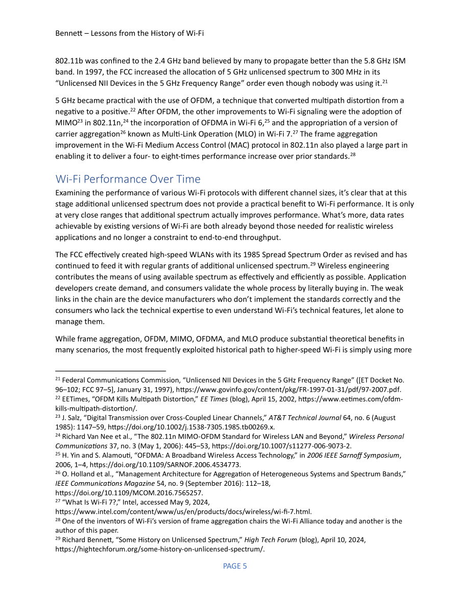 CTIA：2024 Wi-Fi历史的经验教训分析报告：中频频谱的过度分配-如何优化频谱分配及利用率（英文版）（22页）.pdf_第6页