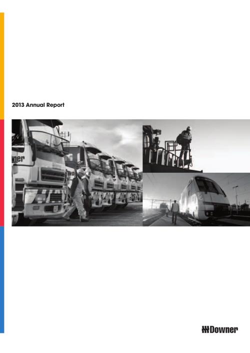 Downer EDI Limited (DOW) 2013年年度报告「ASX」.pdf