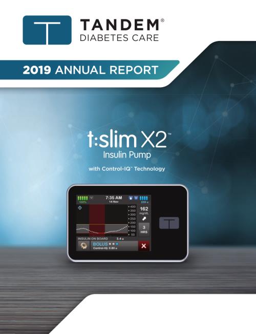 Tandem Diabetes Care (TNDM) 2019年年度报告「NASDAQ」.pdf