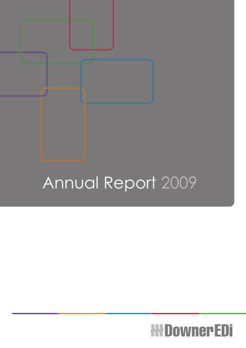 Downer EDI Limited (DOW) 2009年年度报告「ASX」.pdf