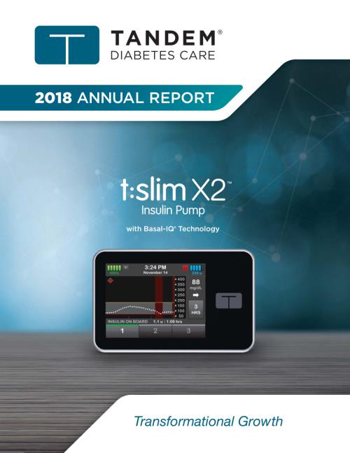 Tandem Diabetes Care (TNDM) 2018年年度报告「NASDAQ」.pdf