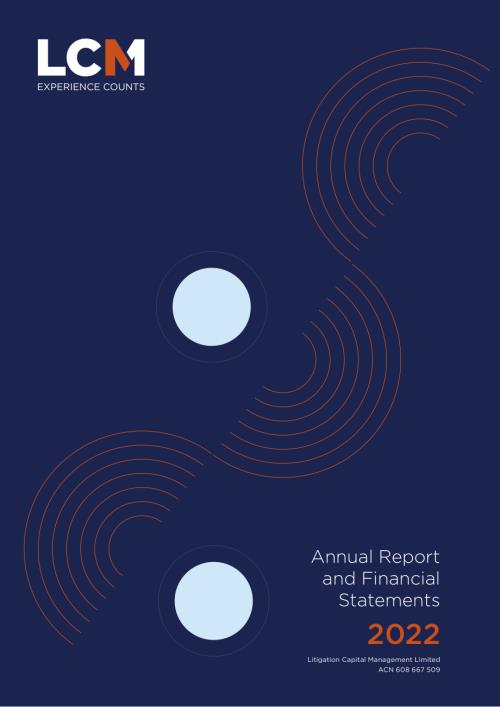 Litigation Capital Management Limited (LIT) 2022年年度报告「LSE」.pdf