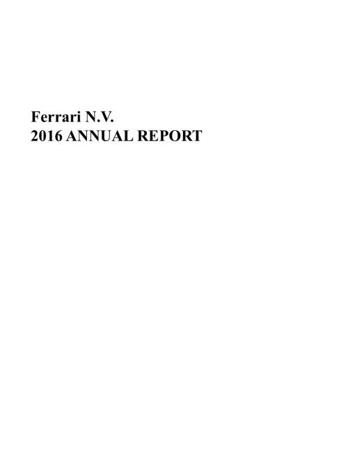 法拉利Ferrari N.V. (RACE) 2016年年度报告「NYSE」.pdf