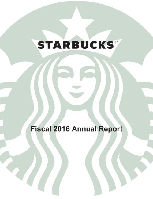 星巴克Starbucks Corp. (SBUX) 2016年年度报告「NASDAQ」.pdf