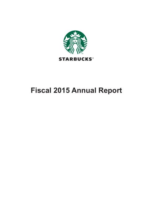 星巴克Starbucks Corp. (SBUX) 2015年年度报告「NASDAQ」.pdf