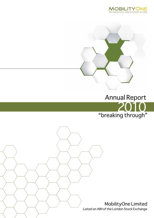 MobilityOne (MBO) 2010年年度报告「LSE」.pdf