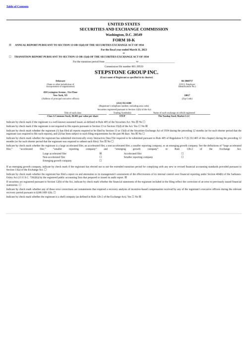 StepStone Group Inc. (STEP) 2023年年度报告「NASDAQ」.pdf
