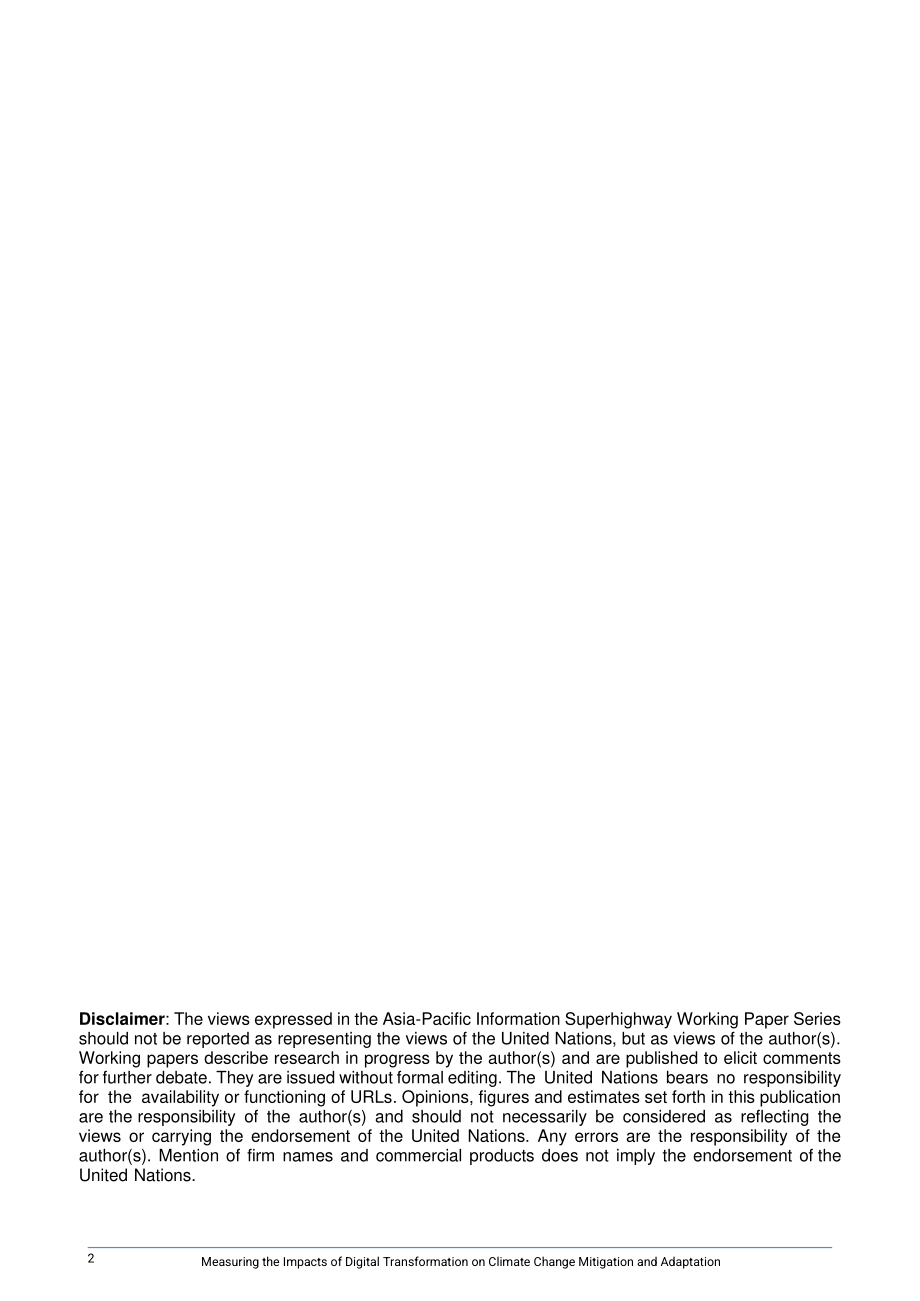 亚太经社会（ESCAP）：2024数字化转型对减缓气候变化和增强气候适应能力的影响研究报告（英文版）（23页）.pdf_第2页
