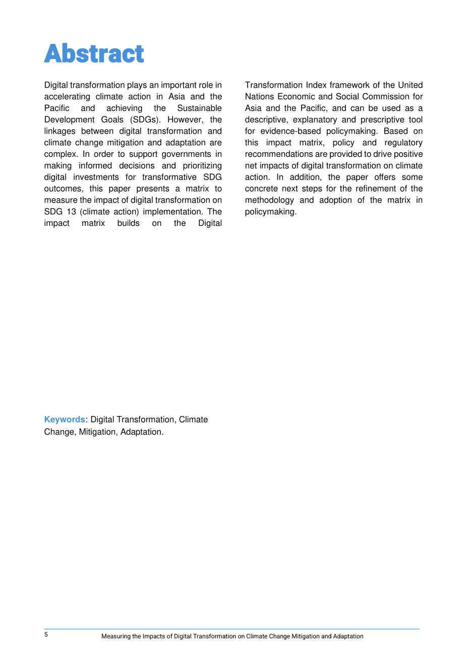 亚太经社会（ESCAP）：2024数字化转型对减缓气候变化和增强气候适应能力的影响研究报告（英文版）（23页）.pdf_第5页