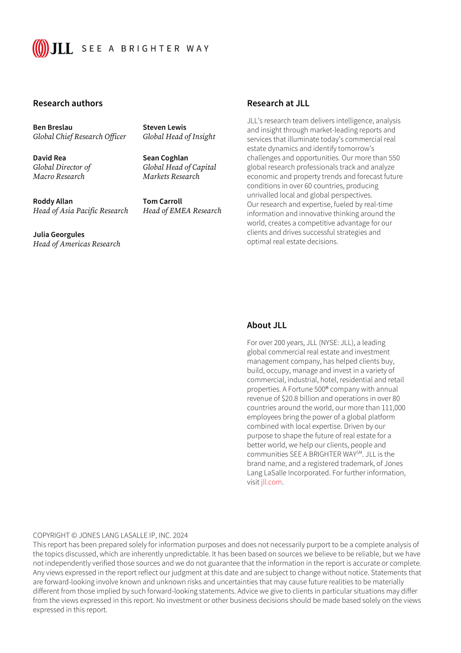 仲量联行(JLL)：2025年全球房地产市场展望报告：五大预测（英文版）（10页）.pdf_第10页