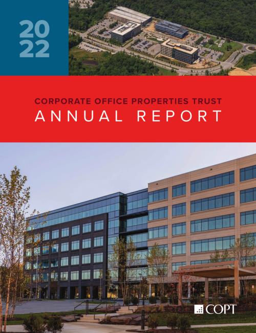 COPT Defense Properties (CDP) 2022年年度报告「NYSE」.pdf