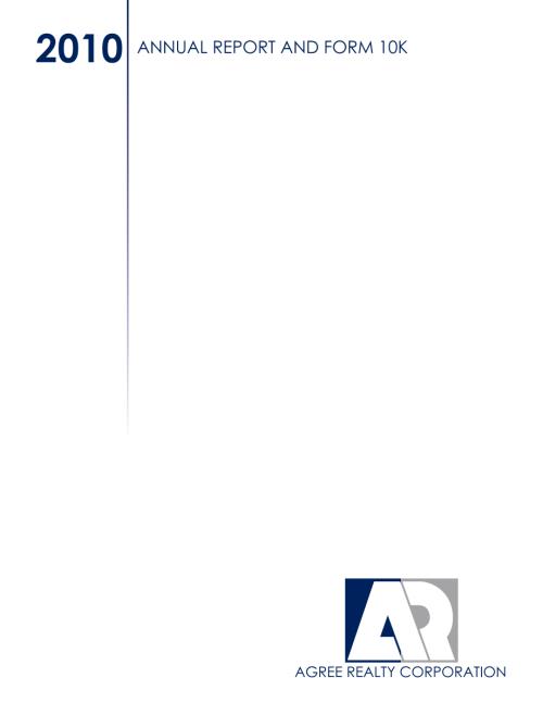 Agree Realty Corporation (ADC) 2010年年度报告「NYSE」.pdf