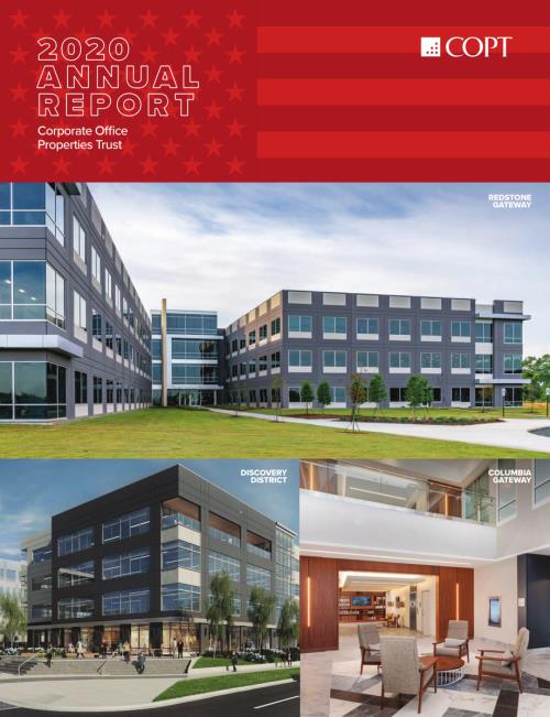 COPT Defense Properties (CDP) 2020年年度报告「NYSE」.pdf