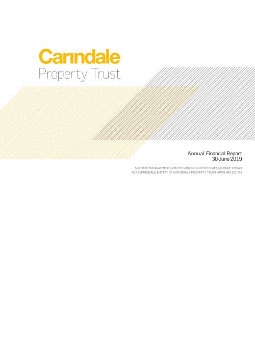 Carindale Property Trust (CDP) 2019年年度报告「ASX」.pdf