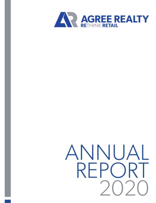 Agree Realty Corporation (ADC) 2020年年度报告「NYSE」.pdf