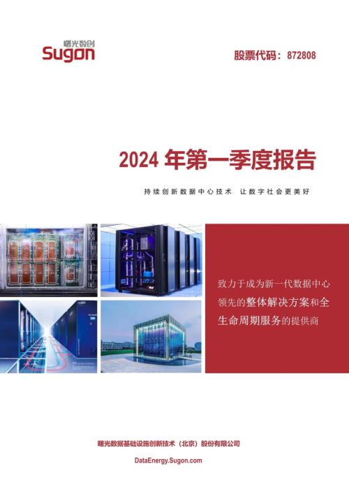 定期报告-曙光数创：2024年一季度报告.pdf