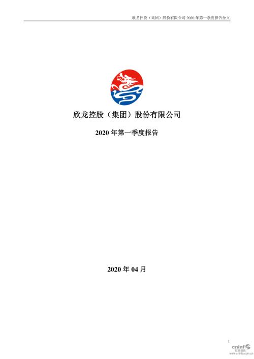 欣龙控股：2020年第一季度报告全文.PDF