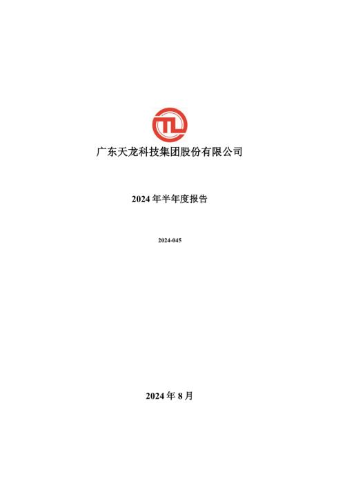 天龙集团：2024年半年度报告.PDF