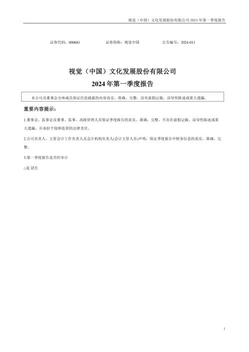 视觉中国：2024年一季度报告.PDF