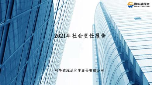 维远股份：利华益维远化学股份有限公司社会责任报告.PDF