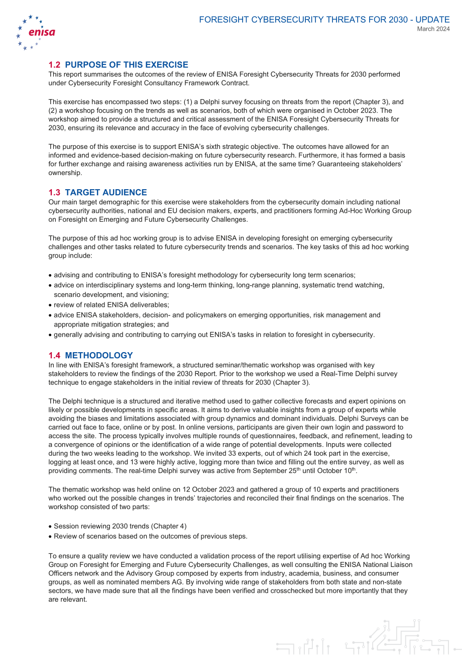 欧盟网络安全局（ENISA）：2030年网络安全威胁展望-更新至2024年：扩展报告（英文版）（37页）.pdf_第8页