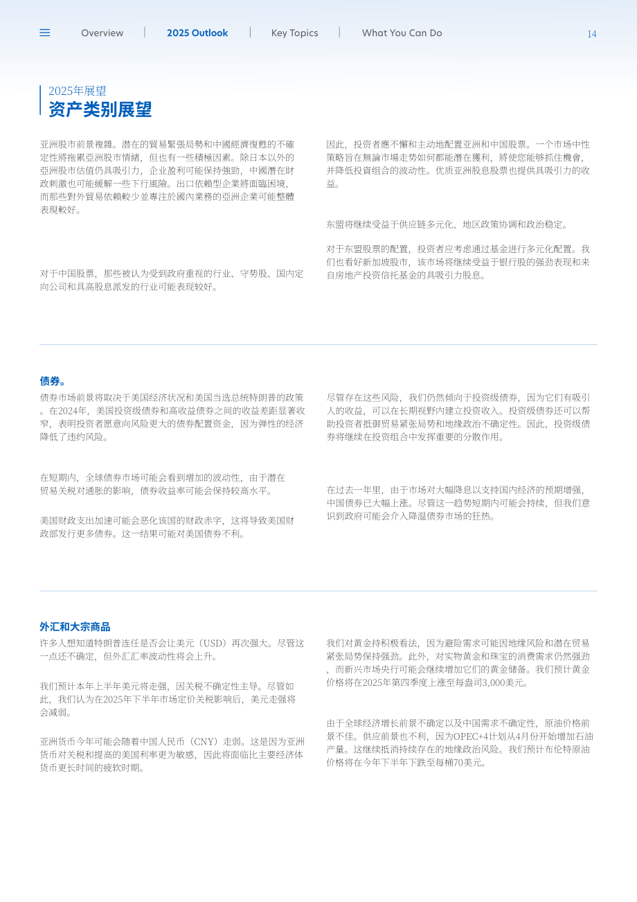 大华银行（UOB）：2025年市场展望报告-在动态环境中把握市场趋势（英文版）（26页）.pdf_第14页