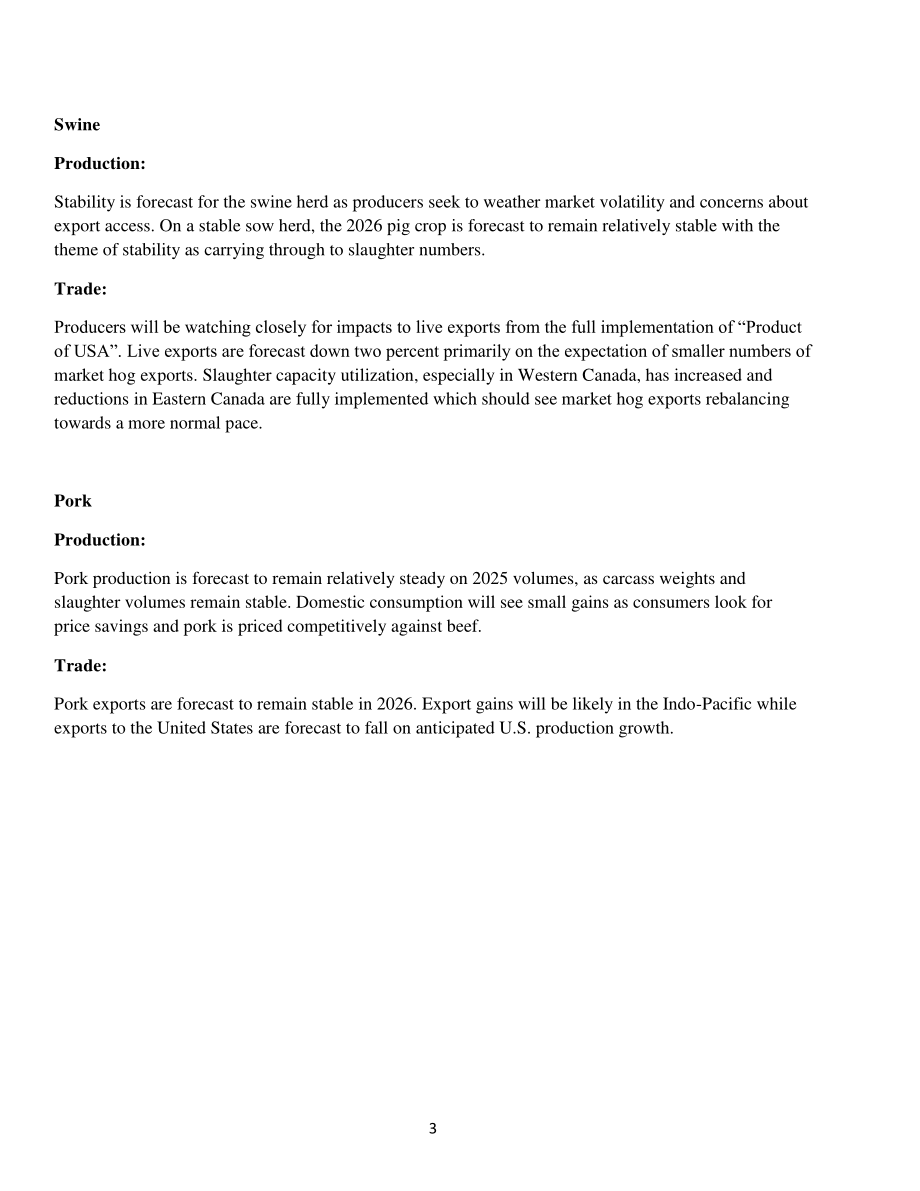 美国农业部（USDA）：2025加拿大畜禽及产品年度报告（英文版）（32页）.pdf_第3页