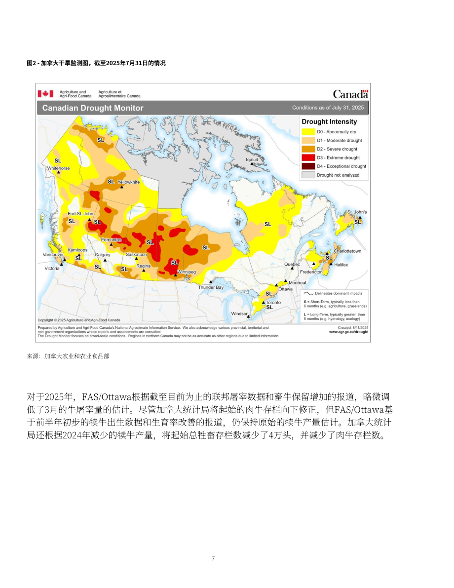 美国农业部（USDA）：2025加拿大畜禽及产品年度报告（英文版）（32页）.pdf_第7页
