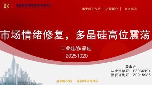 【弘业期货】工业硅/多晶硅：市场情绪修复，多晶硅高位震荡-251020（17页）.pdf