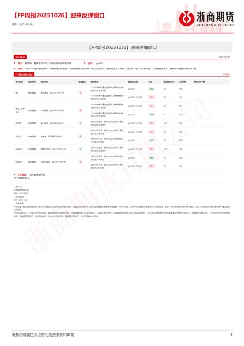 【浙商期货】【PP周报】迎来反弹窗口-251026（17页）.pdf