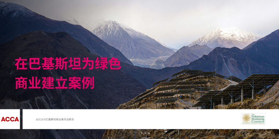 ACCA：2025巴基斯坦发展绿色商业的必要性、可行性与实施路径研究报告（英文版）（28页）.pdf_第1页