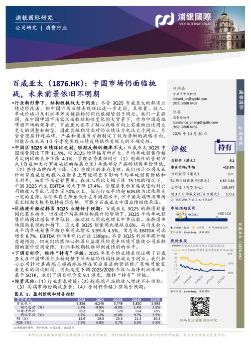 【浦银国际证券】中国市场仍面临挑战，未来前景依旧不明朗-251030（10页）.pdf