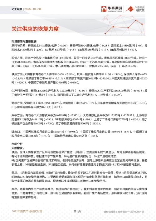 【华泰期货】化工月报：关注供应的恢复力度-251008（20页）.pdf
