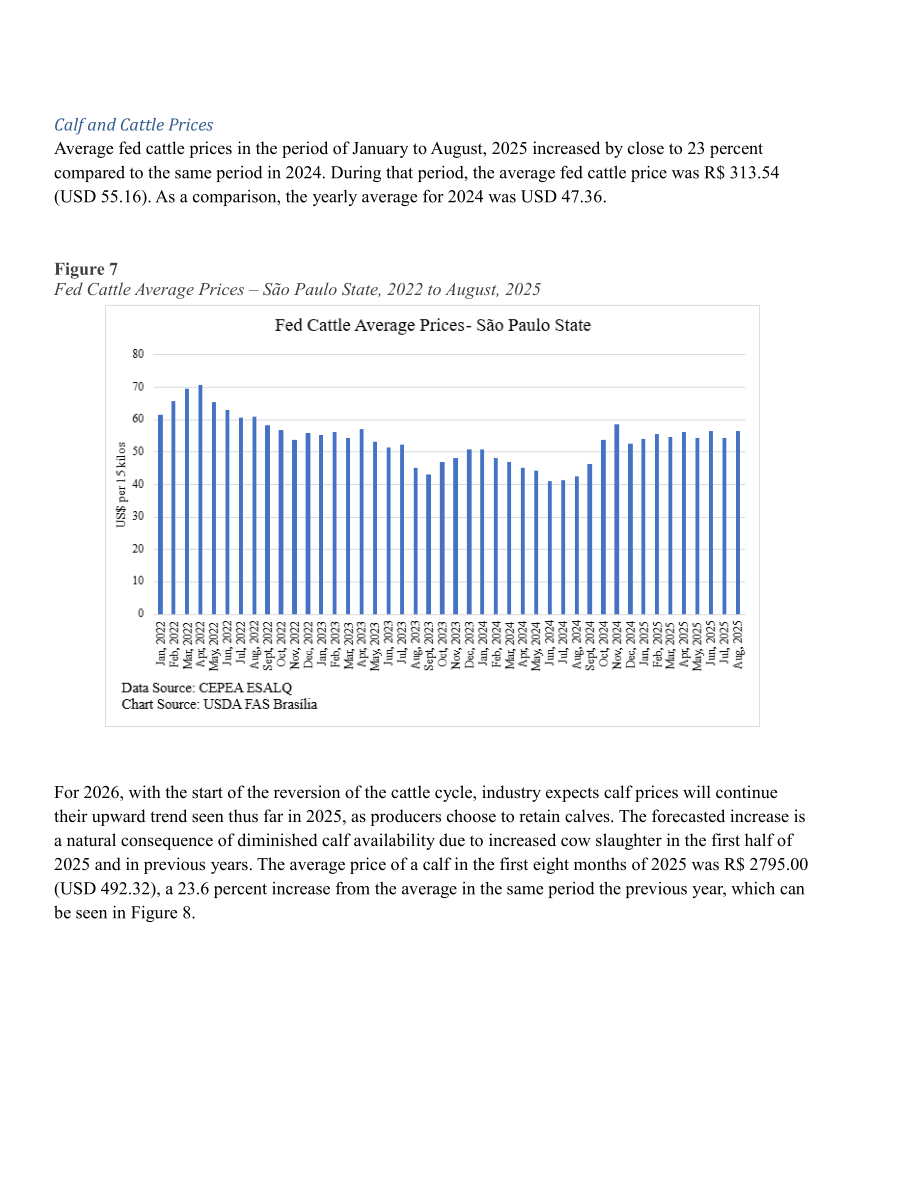 美国农业部（USDA）：2025巴西畜禽及产品年度报告（英文版）（39页）.pdf_第11页