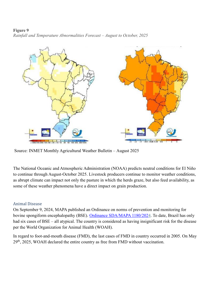 美国农业部（USDA）：2025巴西畜禽及产品年度报告（英文版）（39页）.pdf_第13页