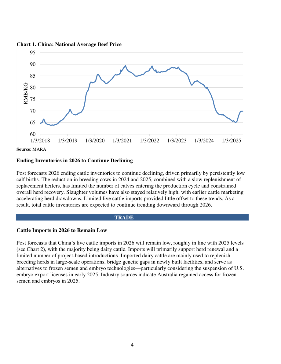 美国农业部（USDA）：2025中国畜禽及产品年度报告（英文版）（21页）.pdf_第4页