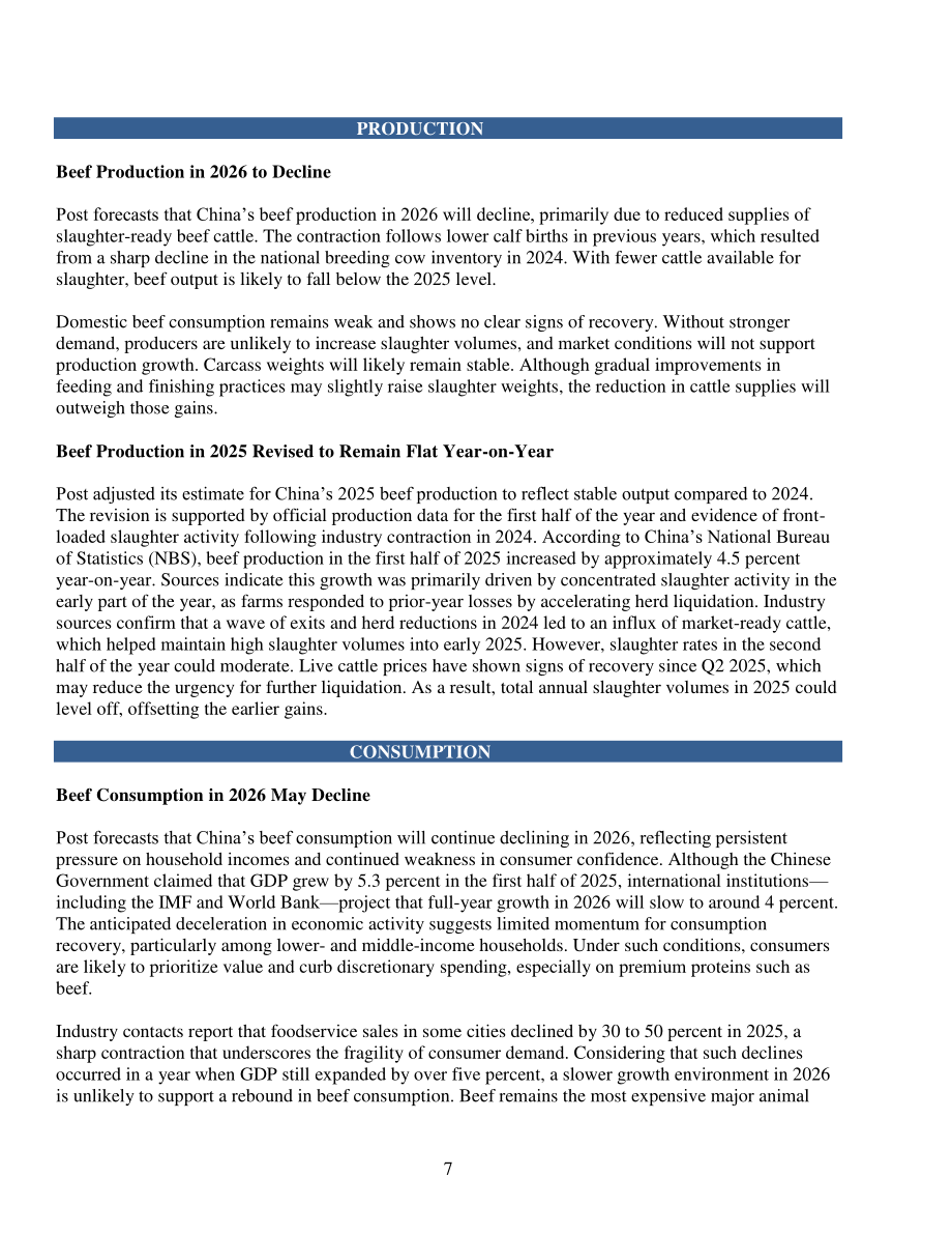 美国农业部（USDA）：2025中国畜禽及产品年度报告（英文版）（21页）.pdf_第7页