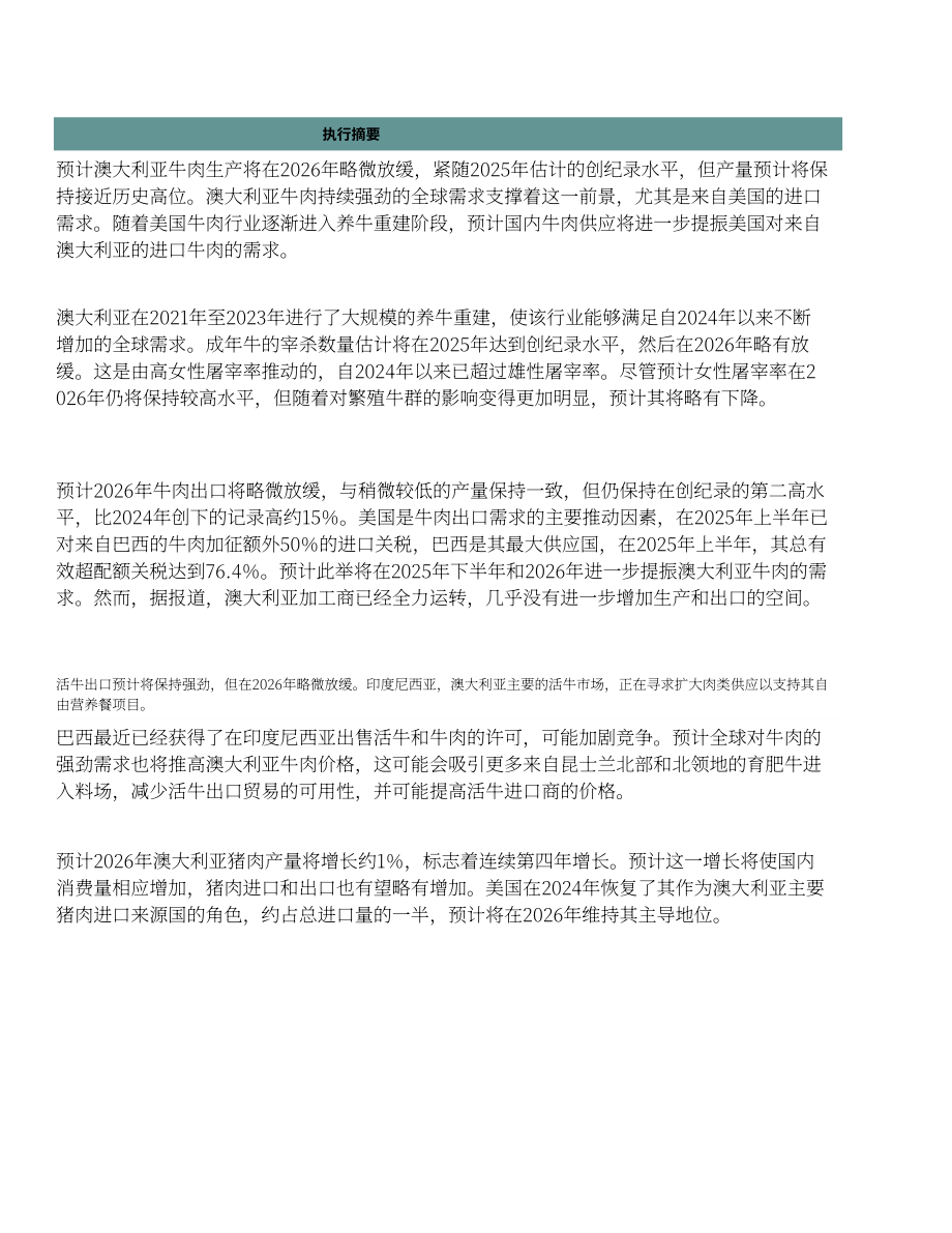 美国农业部（USDA）：2025澳大利亚畜禽及产品年度报告（英文版）（31页）.pdf_第2页