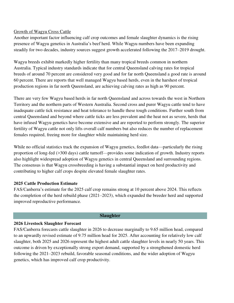 美国农业部（USDA）：2025澳大利亚畜禽及产品年度报告（英文版）（31页）.pdf_第7页