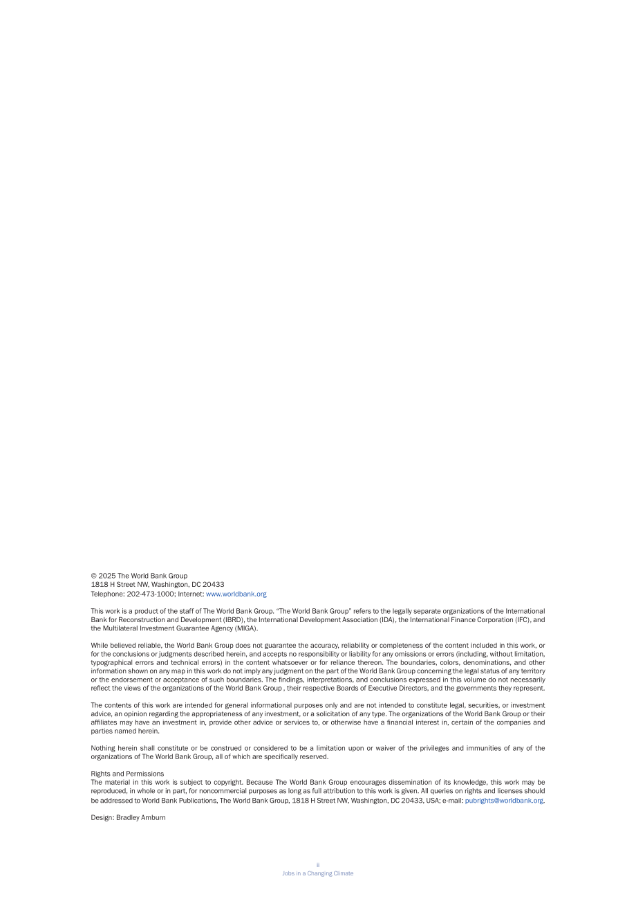 世界银行：2025气候变化中的就业前景研究报告（英文版）（50页）.pdf_第2页