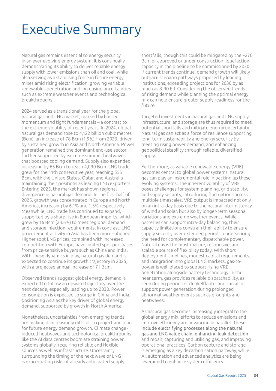 国际燃气联盟（IGU）：2025年全球天然气报告（英文版）（76页）.pdf_第4页