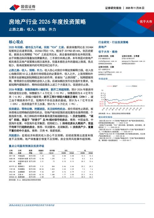 房地产行业2026年度投资策略：止跌之路收入、预期、外力-251105（30页）.pdf
