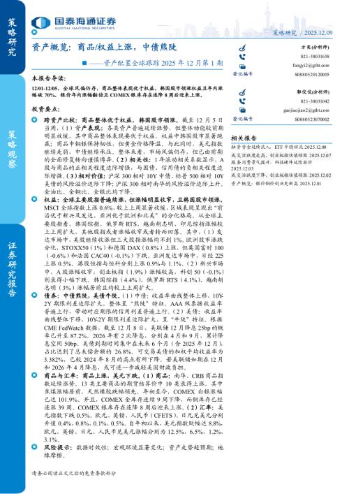 资产配置全球跟踪2025年12月第1期：资产概览商品、权益上涨中债熊陡-251209（11页）.pdf