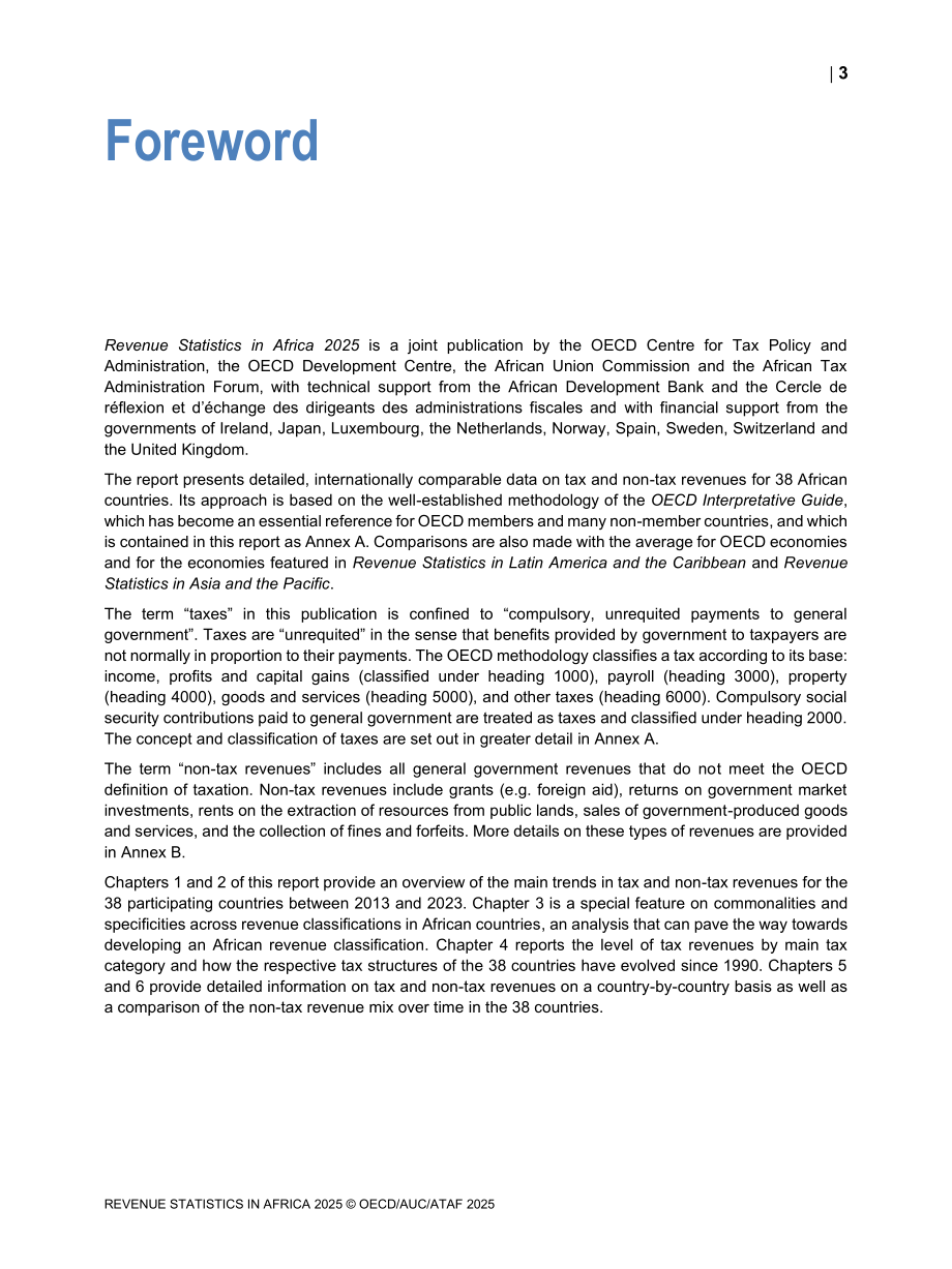 经合组织：2025非洲税收统计报告：非洲税收分类体系中的共性与特性（英文版）（319页）.pdf_第5页