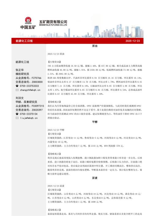 【五矿期货】能源化工日报-251223（29页）.pdf