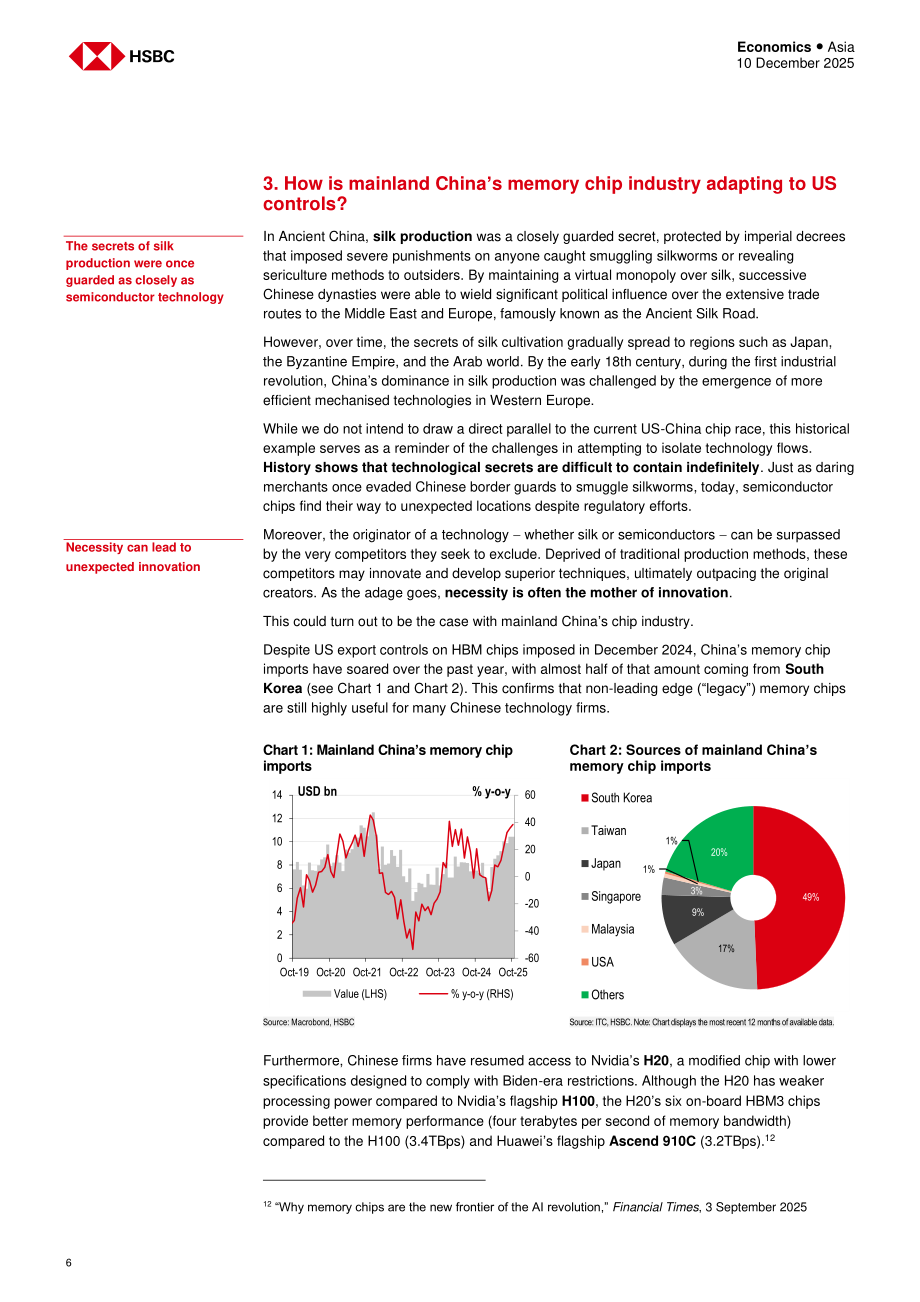 汇丰HSBC：亚洲半导体行业研究：中美存储芯片竞争五大关键问题探析-251210（英文版）（16页）.pdf_第6页
