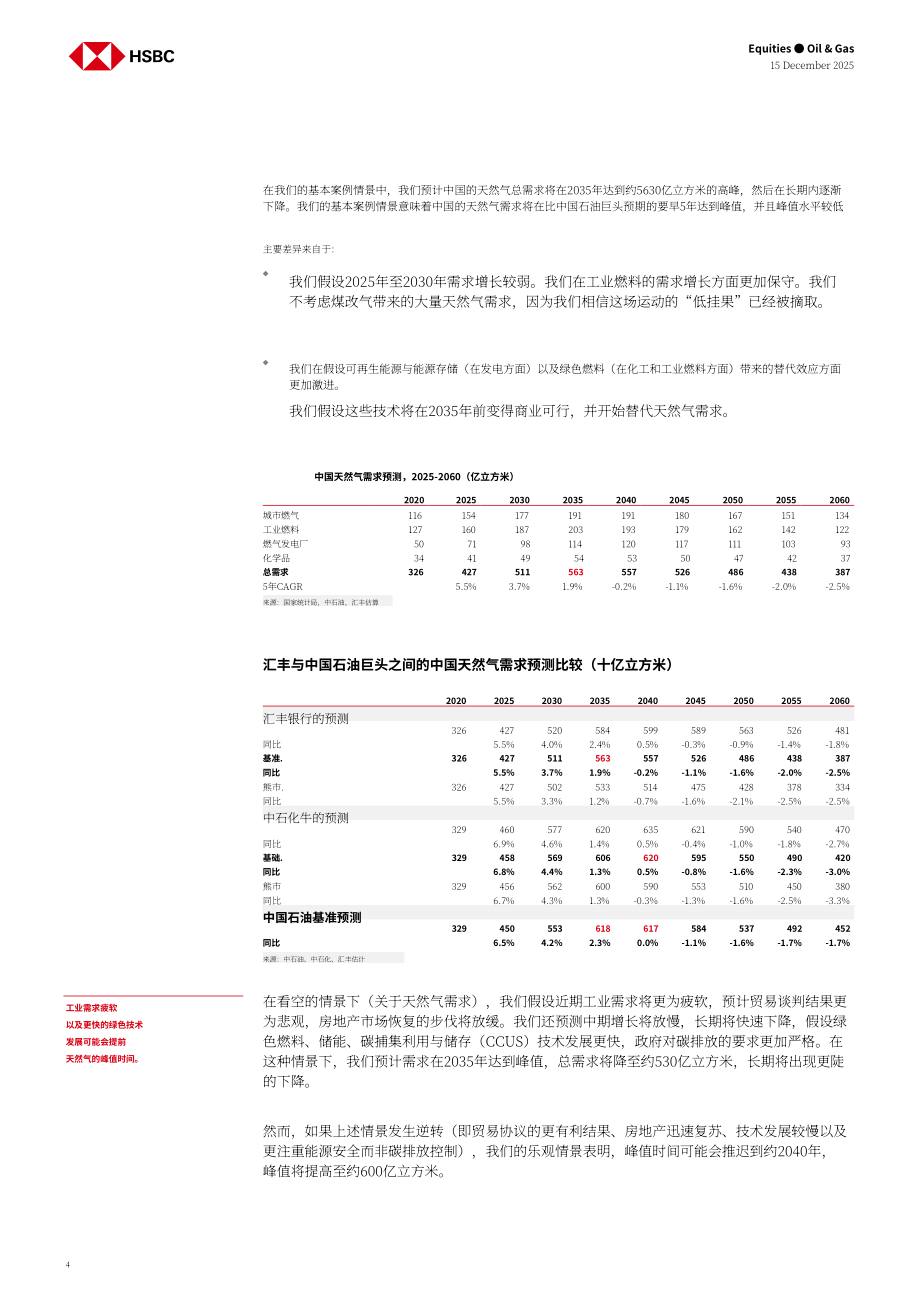 汇丰HSBC：亚洲油气行业研究：中国天然气供需再平衡之路-251215（英文版）（24页）.pdf_第4页
