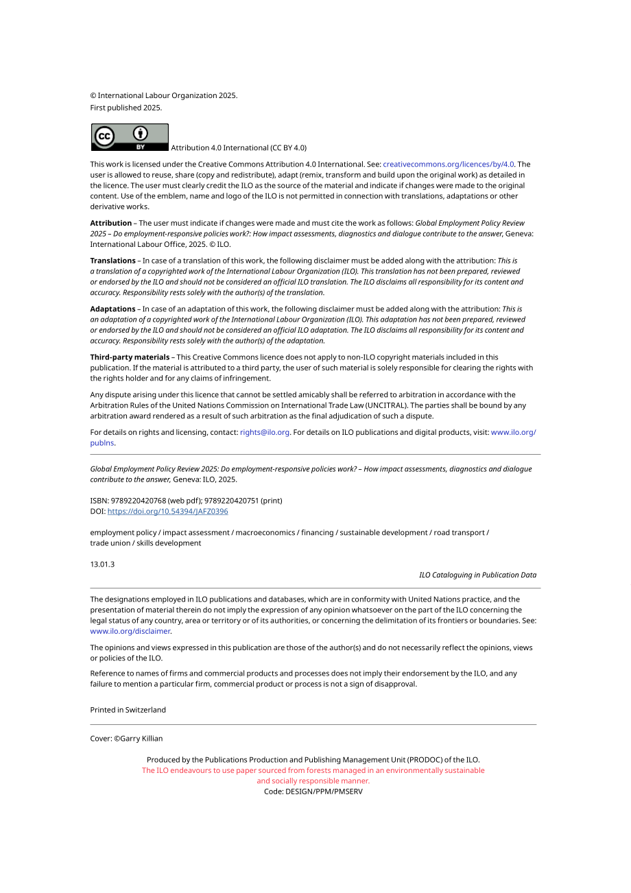 国际劳工组织：2025全球就业政策评论报告：促进就业的政策是否有效？（英文版）（208页）.pdf_第4页