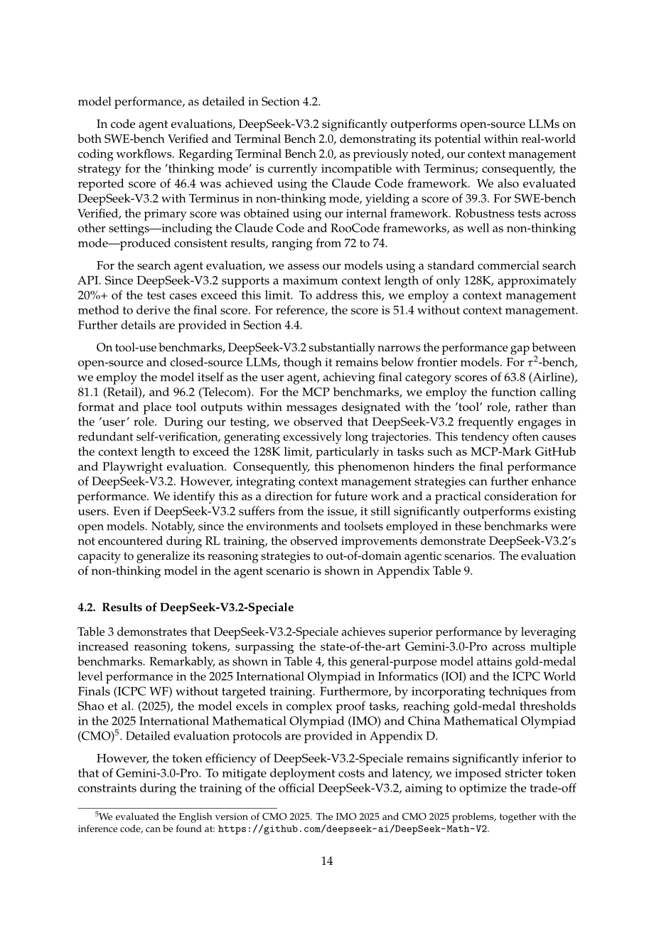 DeepSeek：2025 DeepSeek-V3.2技术报告（英文版）（23页）.pdf_第14页